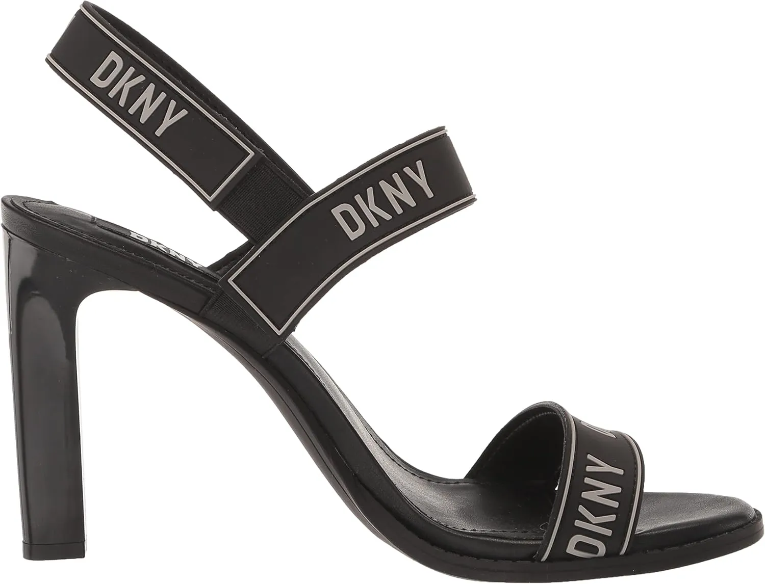 DKNY Women's Logo Slingback Open Toe Heel Heeled Sandal