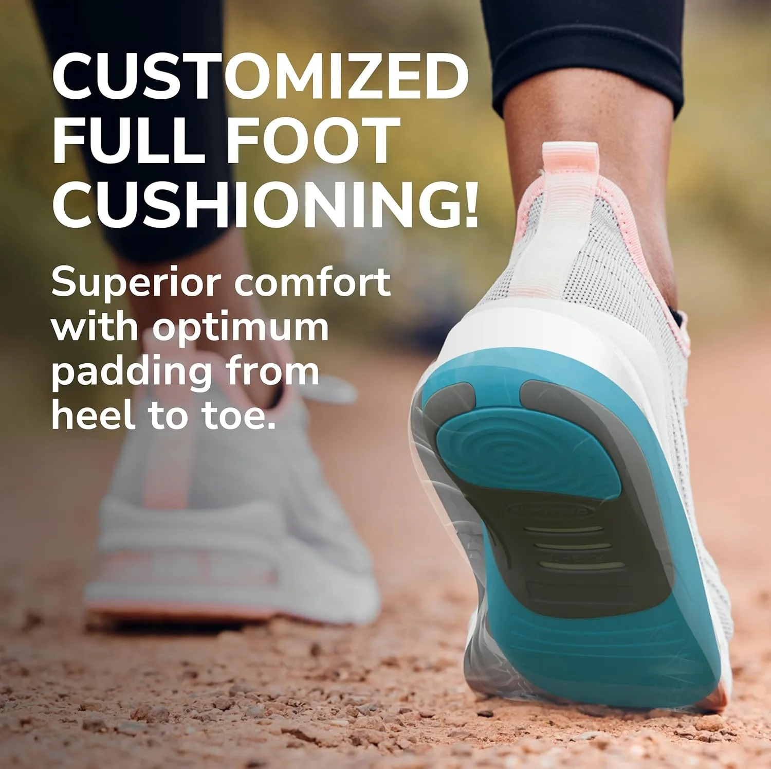 Dr. Scholl's Custom FiT Comfort – Plantar Fasciitis Insoles, Orthotics Shoe Inserts with Arch Support for Men & Women, Suitable for 220  lbs, Stay on Your Feet All-Day with Optimum Cushioning, CF670