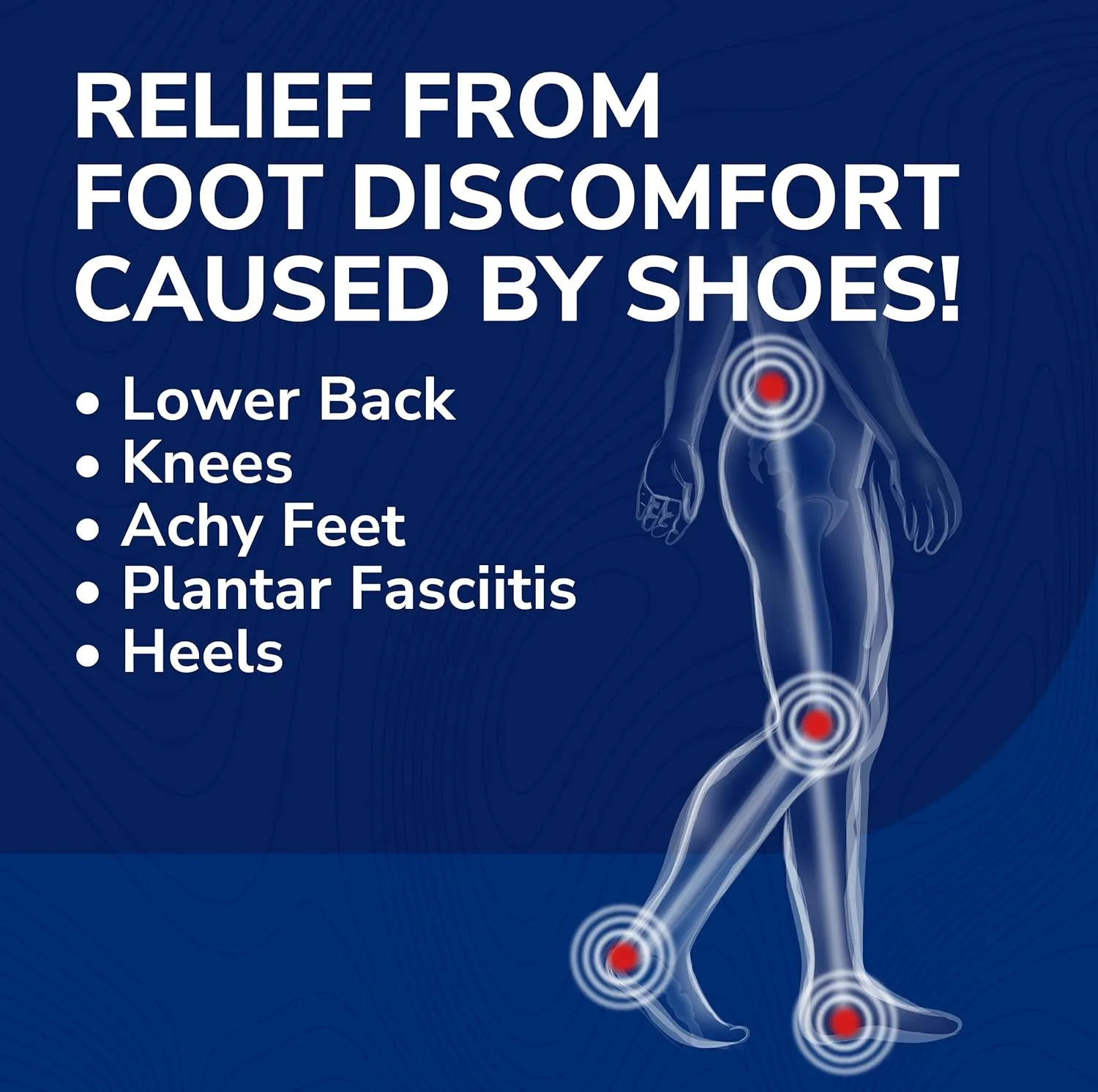 Dr. Scholl's Custom FiT Comfort – Plantar Fasciitis Insoles, Orthotics Shoe Inserts with Arch Support for Men & Women, Suitable for 220  lbs, Stay on Your Feet All-Day with Optimum Cushioning, CF770