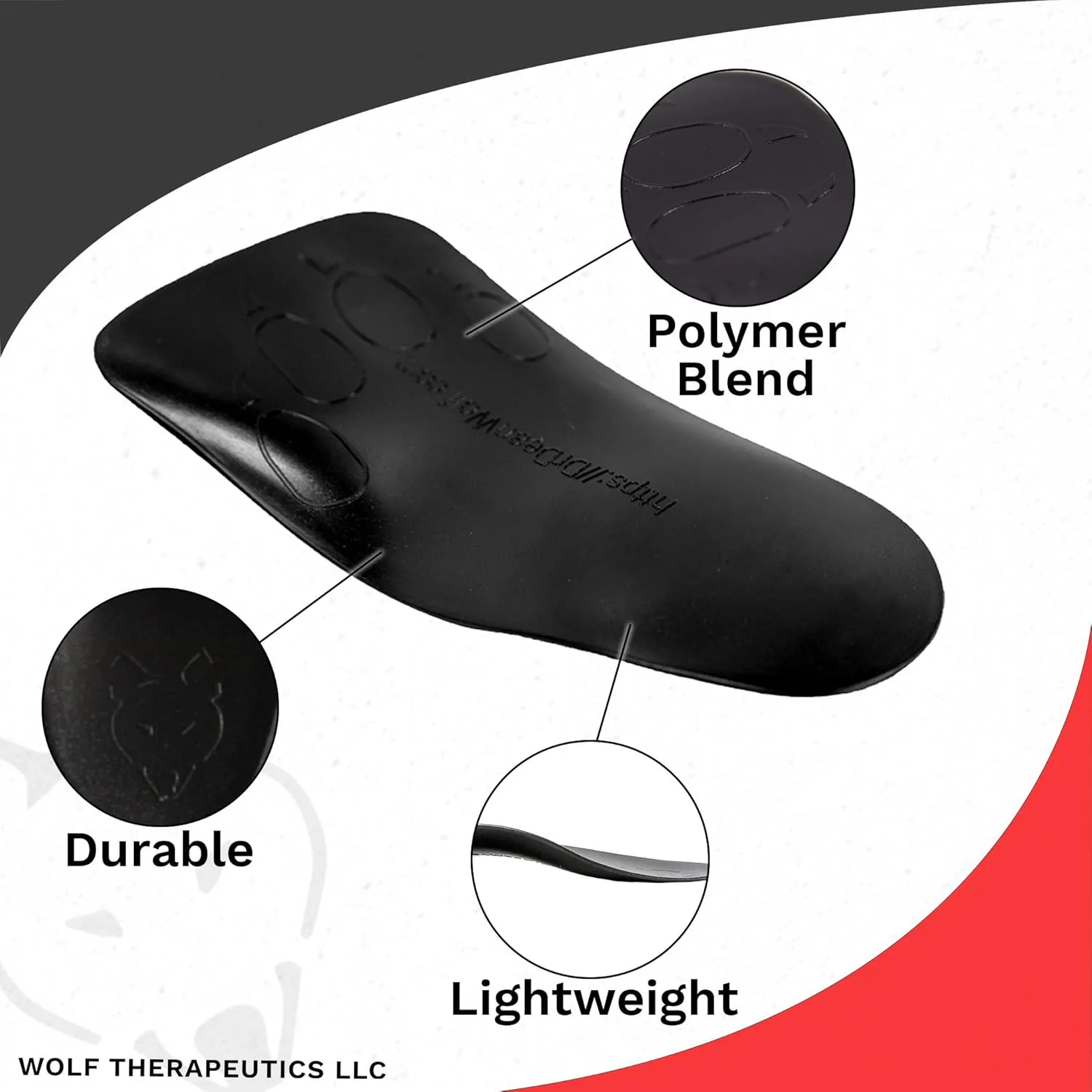 Dr. Wolf Arch Support Orthotic Inserts: Doctor Developed Plantar Fasciitis Insoles for Men, Arch Support Insoles for Women, Heel Pain and Foot Arch Supports (Men's 8/9, Women's 10)