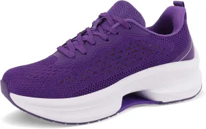 Dresofu Women's Casual Breathable Walking Non-Slip Shoes Platform Lightweight Jogging Tennis Sneakers