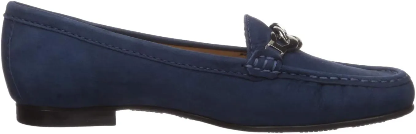 Driver Club USA Women's Leather Made in Brazil Chain Buckle Loafer