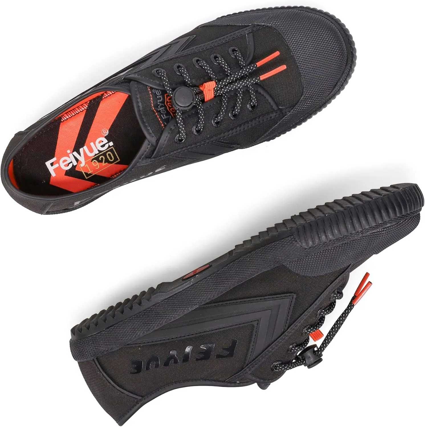 FEIYUE Fe Lo EXO 1920 Low Top Canvas Reinforced Performance Trainer Shoe with Rubber Sole Everyday Fashion Sneaker - Tear Resistant - Perfect for Skateboarding, HIT, Martial Art Training