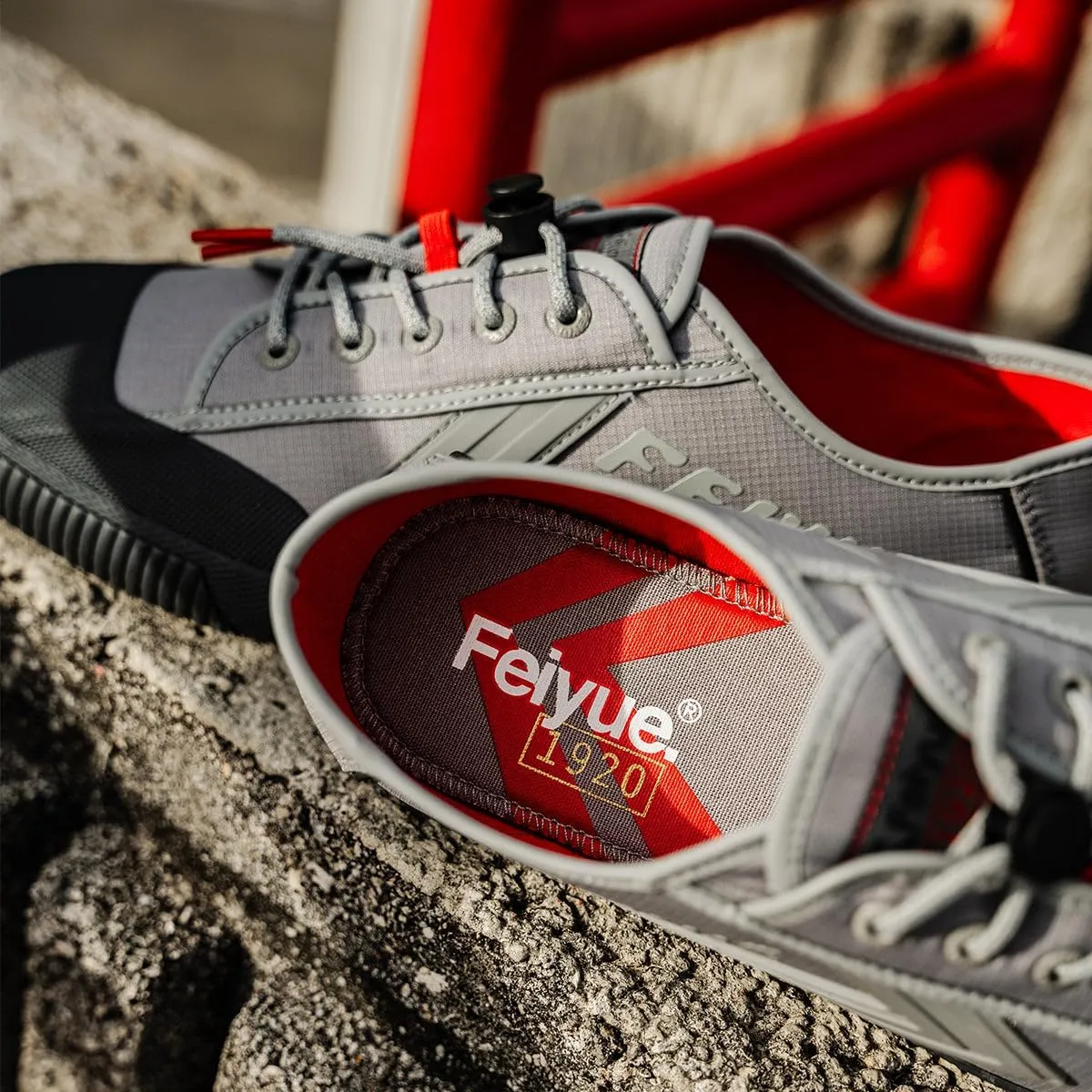 FEIYUE Fe Lo EXO 1920 Low Top Canvas Reinforced Performance Trainer Shoe with Rubber Sole Everyday Fashion Sneaker - Tear Resistant - Perfect for Skateboarding, HIT, Martial Art Training