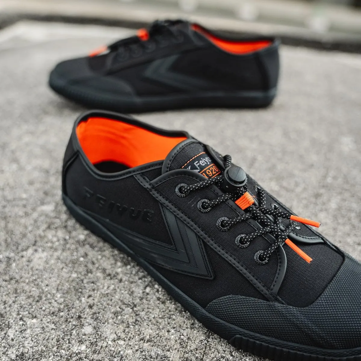 FEIYUE Fe Lo EXO 1920 Low Top Canvas Reinforced Performance Trainer Shoe with Rubber Sole Everyday Fashion Sneaker - Tear Resistant - Perfect for Skateboarding, HIT, Martial Art Training