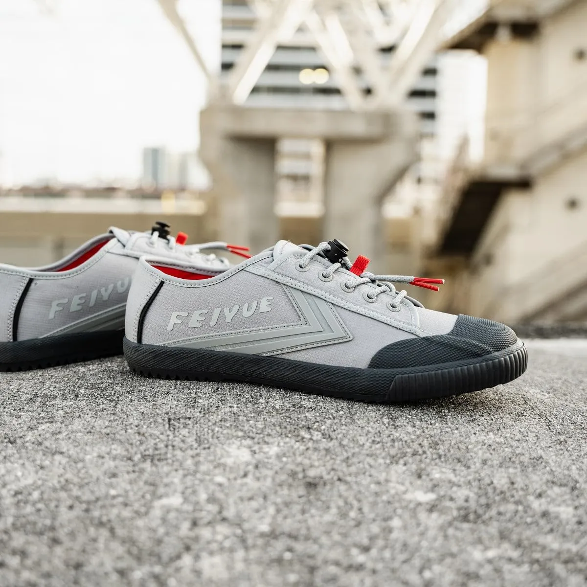 FEIYUE Fe Lo EXO 1920 Low Top Canvas Reinforced Performance Trainer Shoe with Rubber Sole Everyday Fashion Sneaker - Tear Resistant - Perfect for Skateboarding, HIT, Martial Art Training