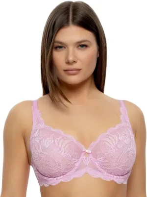 Felina - Paramour Peridot Lace Full Coverage Unlined Bra for Women