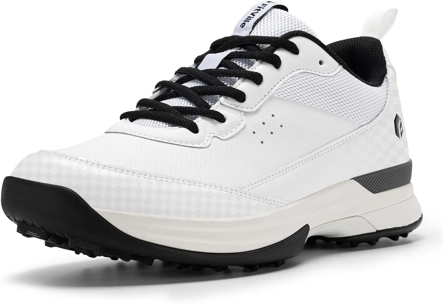 FitVille Wide Golf Shoes Men Professional Outdoor Water Resistant Golf Shoes for Course with Spikes