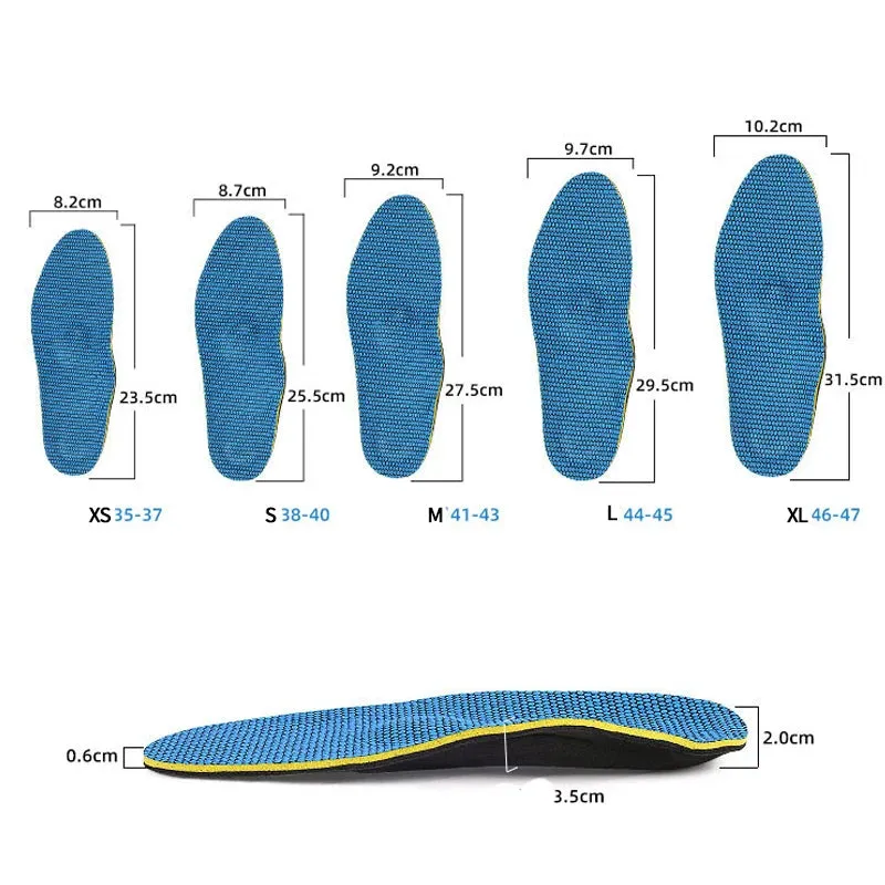 Flat Feet Template Arch Support Orthopedic Insoles