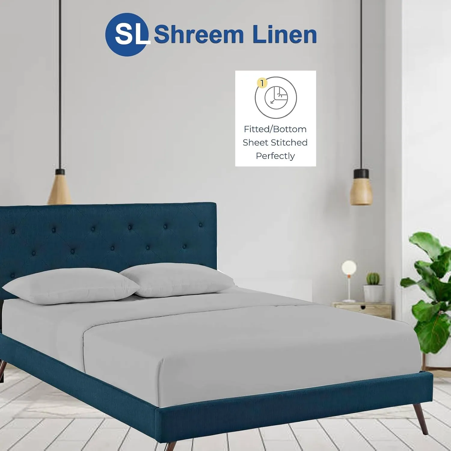 Flex Top King Sheets for Sleep Number Bed Ultra-Soft Microfiber Bed Sheets, Split Top King Sheets for Sleep Number Bed (4 PCs) Flex Head King 34" Top Split Sheets to fit Upto 15" Deep (Iight Grey)