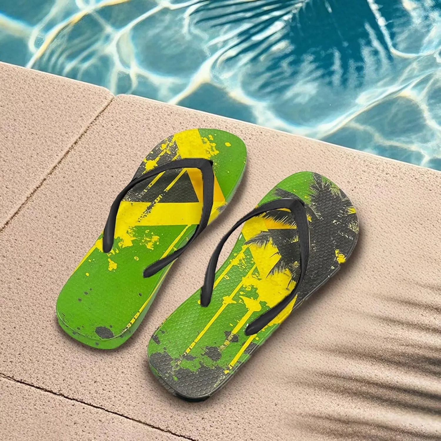 Flip Flops for Women Slip on Walking Thong Sandals Arch Support Beach Pool Slide Slippers
