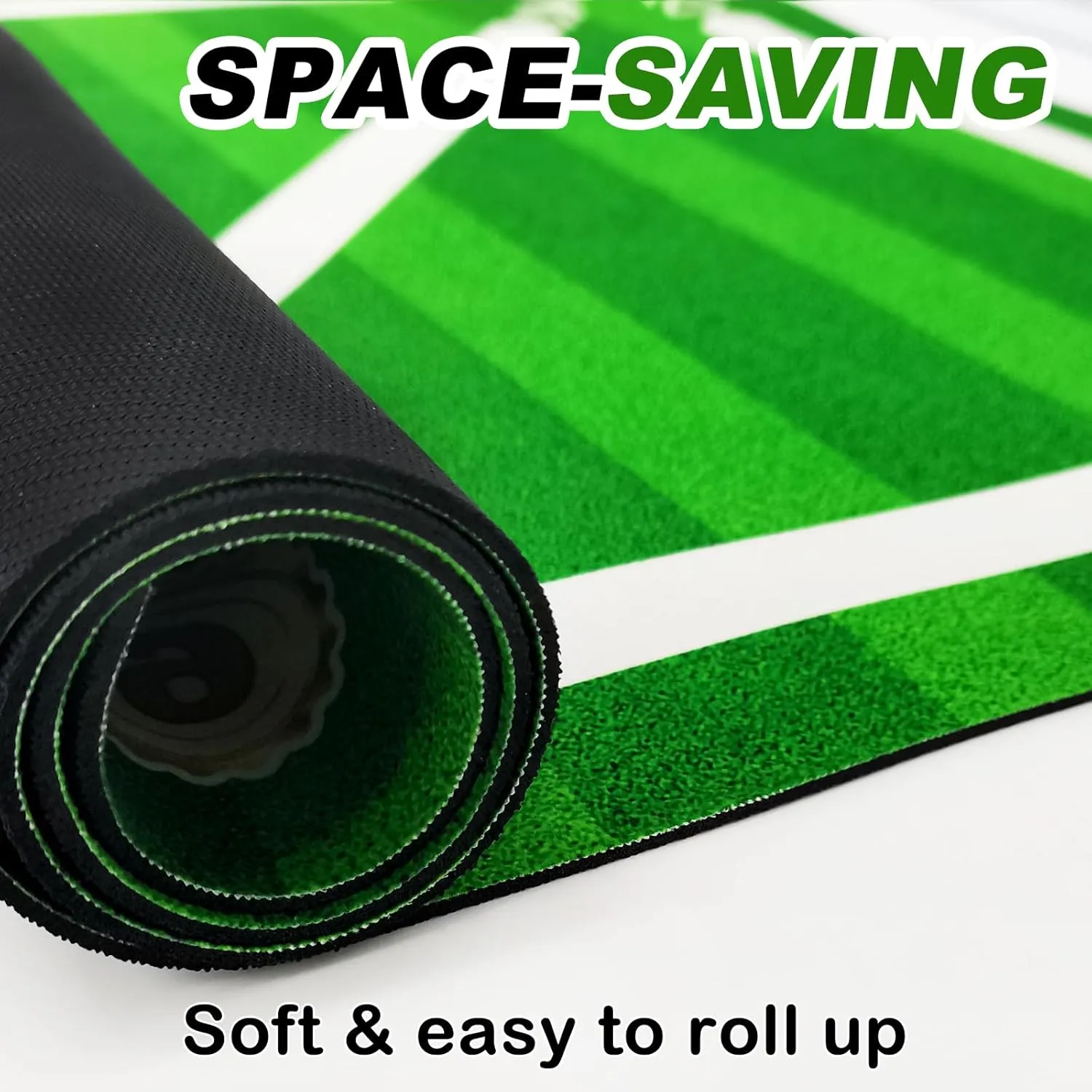 Football Footstep Training Mat, Soccer Training Mat 35 * 24IN, Soccer Skills Training Equipment with Storage Bag and Soccer Return Trainer Net
