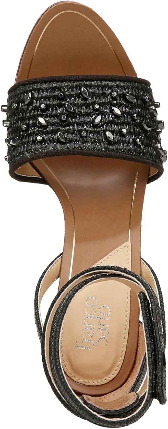Franco Sarto Women's Eleanor Ankle Strap High Heel Sandal Heeled