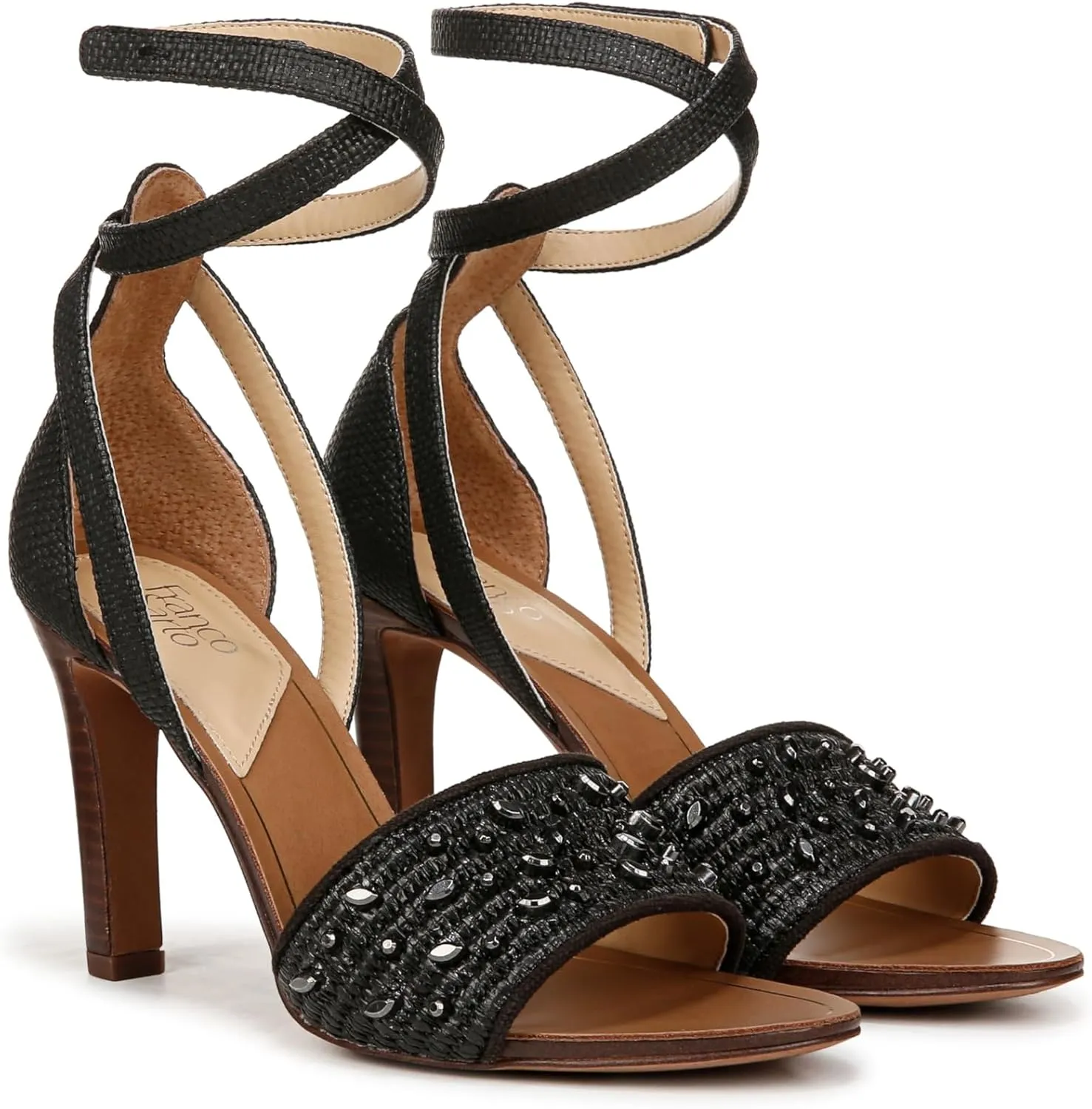 Franco Sarto Women's Eleanor Ankle Strap High Heel Sandal Heeled
