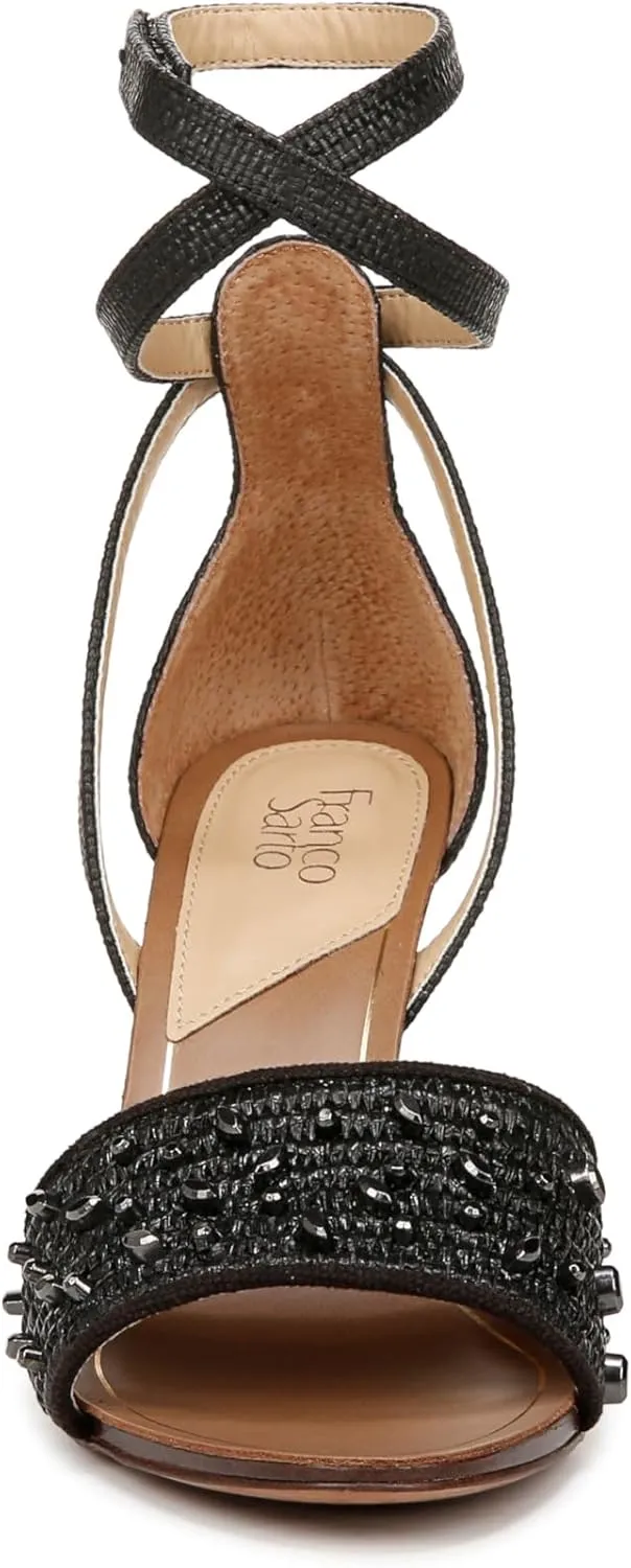 Franco Sarto Women's Eleanor Ankle Strap High Heel Sandal Heeled