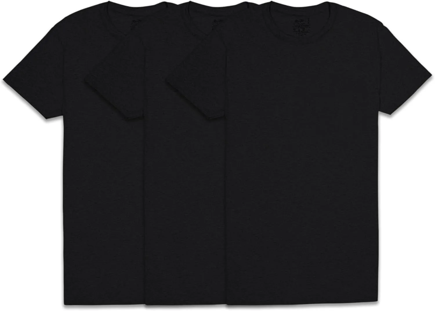 Fruit of the Loom Men's Undershirts, Moisture Wicking & Tag Free, Short Sleeve Crew T-Shirts