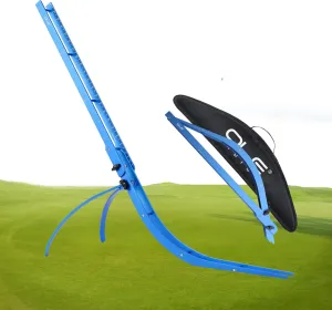 Golf Green Reading Tool - Foldable Putting Trainer with Green Track Reading and Speed Measurement, Visualization and Instant Feedback