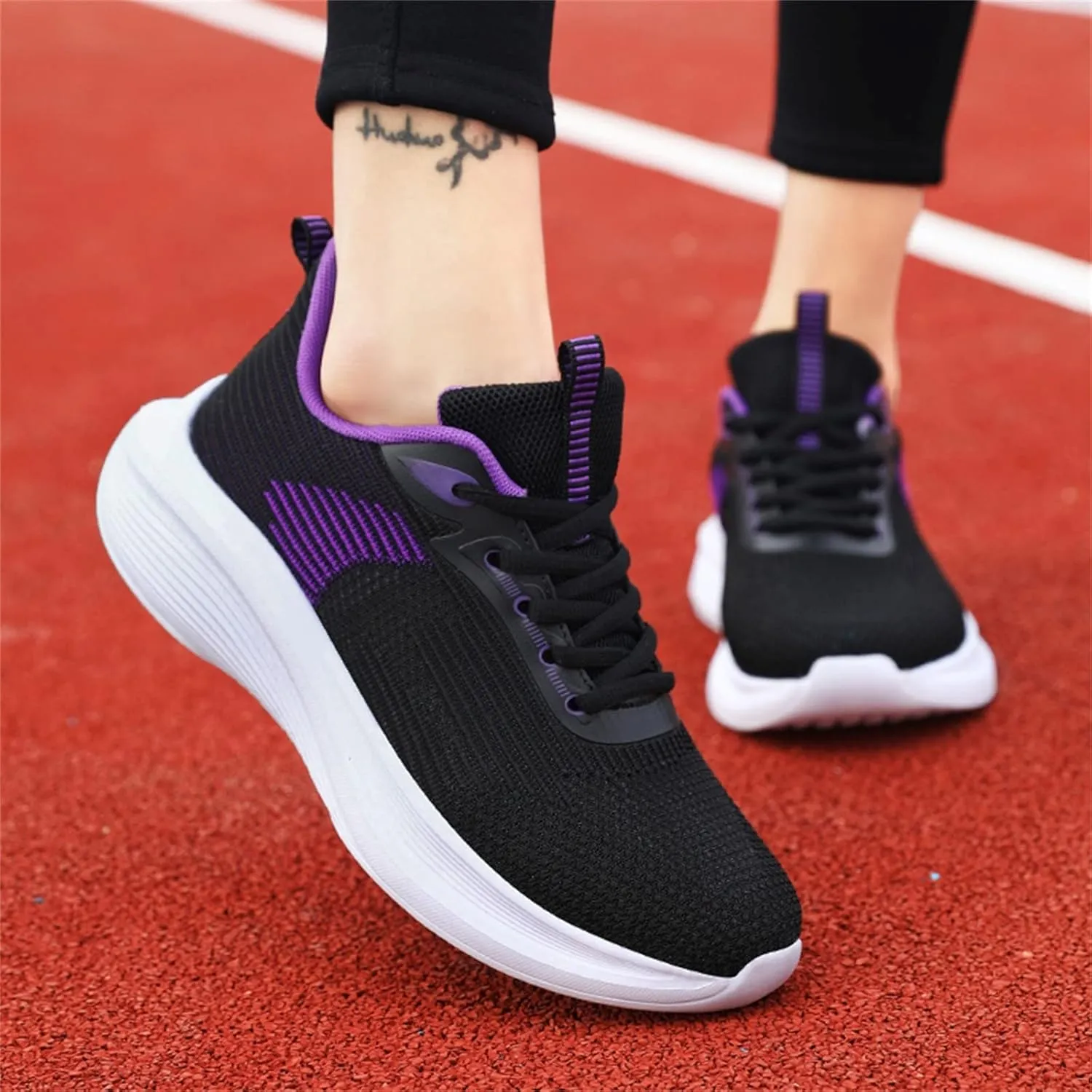 Gym Shoes for Women Wide Width Women Walking Shoes Sock Sneakers Mesh Slip On Air Women Shoes Sneakers Black Wide Toe Box Shoes Women Casual Sneakers Womens Pull On Sneakers Black Soles