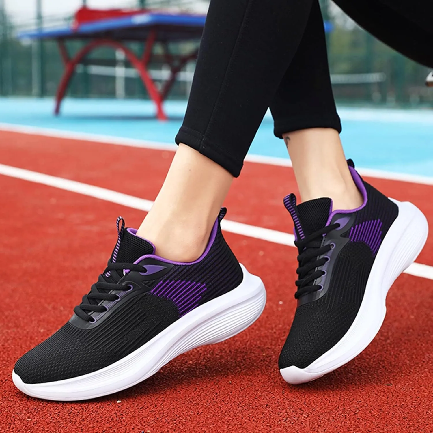 Gym Shoes for Women Wide Width Women Walking Shoes Sock Sneakers Mesh Slip On Air Women Shoes Sneakers Black Wide Toe Box Shoes Women Casual Sneakers Womens Pull On Sneakers Black Soles