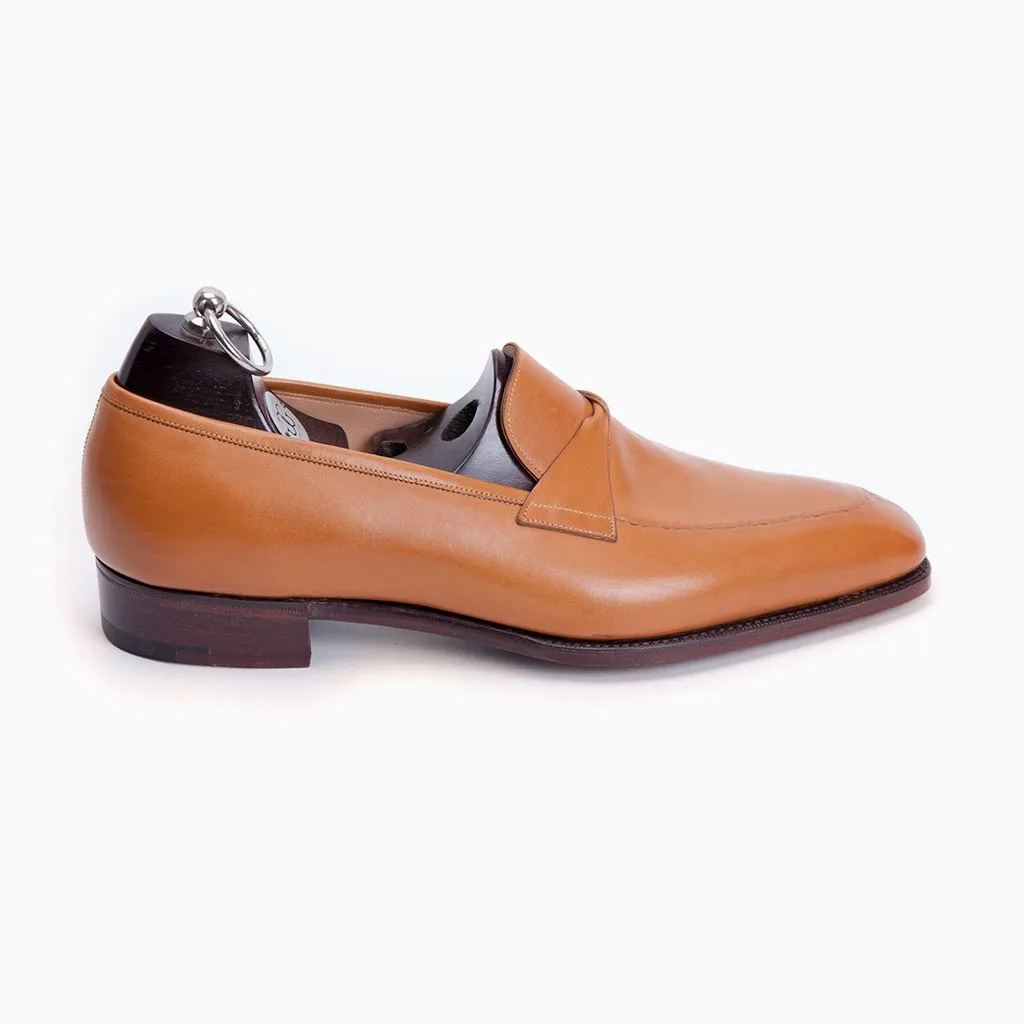 Handmade Tan Leather Dress Shoes for Men