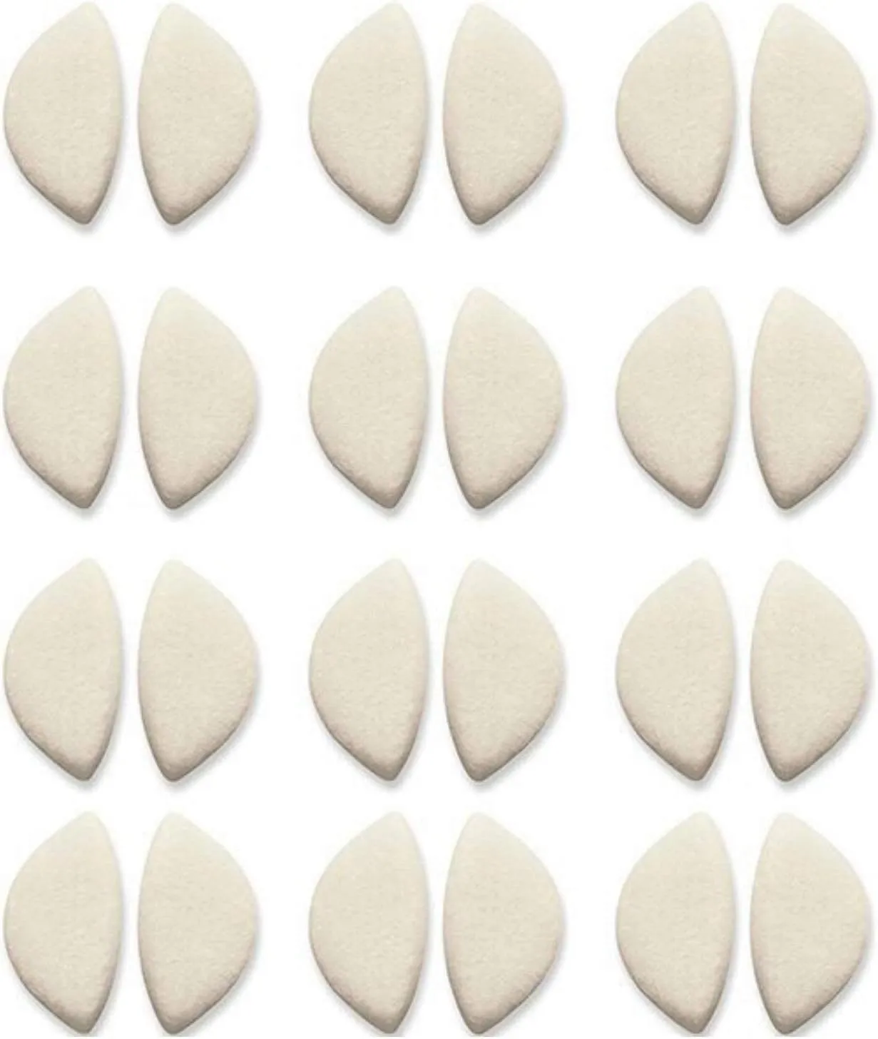 Hapad Scaphoid Pads - Arch Support Insoles to Relieve Arch Pain - Durable Foot Arch Support Shoe Inserts, 100% Wool Felt, Self Adhesive, 5/16 Inch Thick, Small (Pack of 12 Pairs)