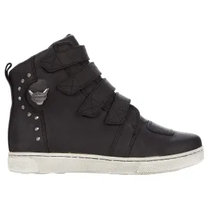 Harley Davidson Bateman Metal Velc Leather Women's High Top Sneakers - UK 7 - US 9 Women - EU 40