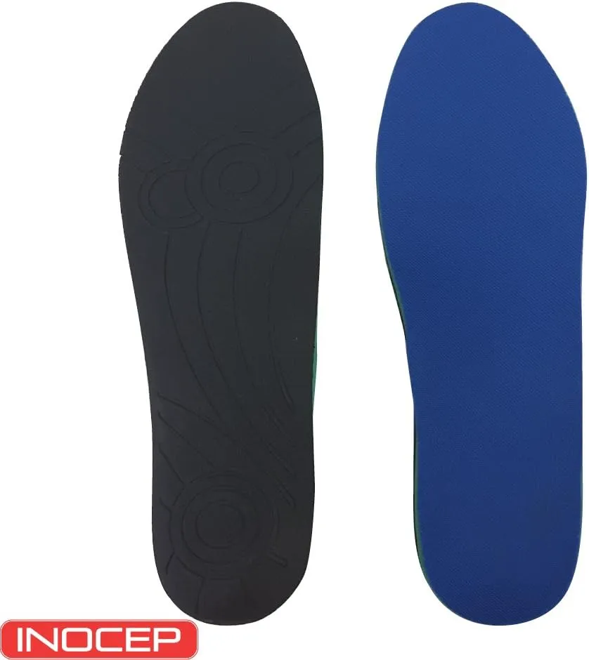 Heat Formable Orthotic Insoles, Full - Rigid Custom Arch Support Insert - Size F