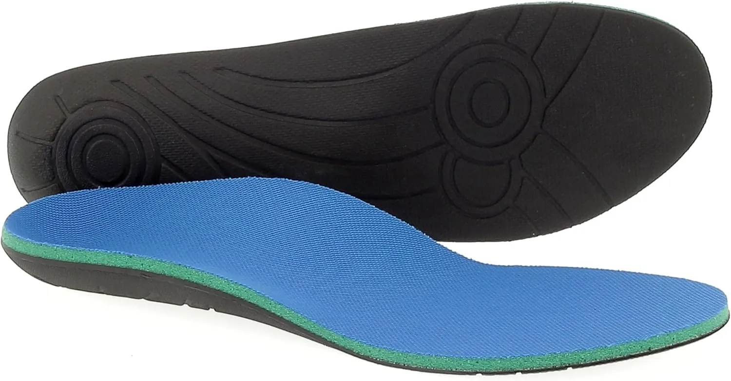 Heat Formable Orthotic Insoles, Full - Rigid Custom Arch Support Insert - Size F