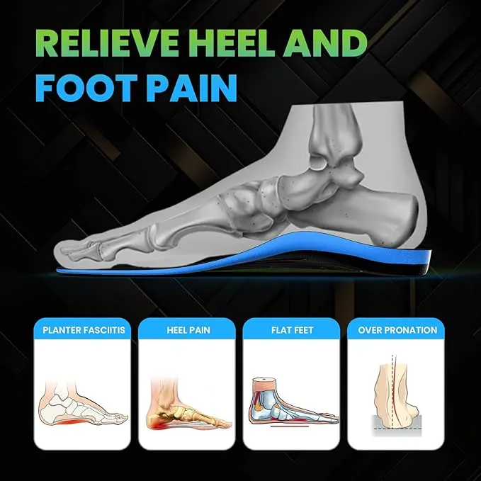 High Arch Support Orthotics Insoles