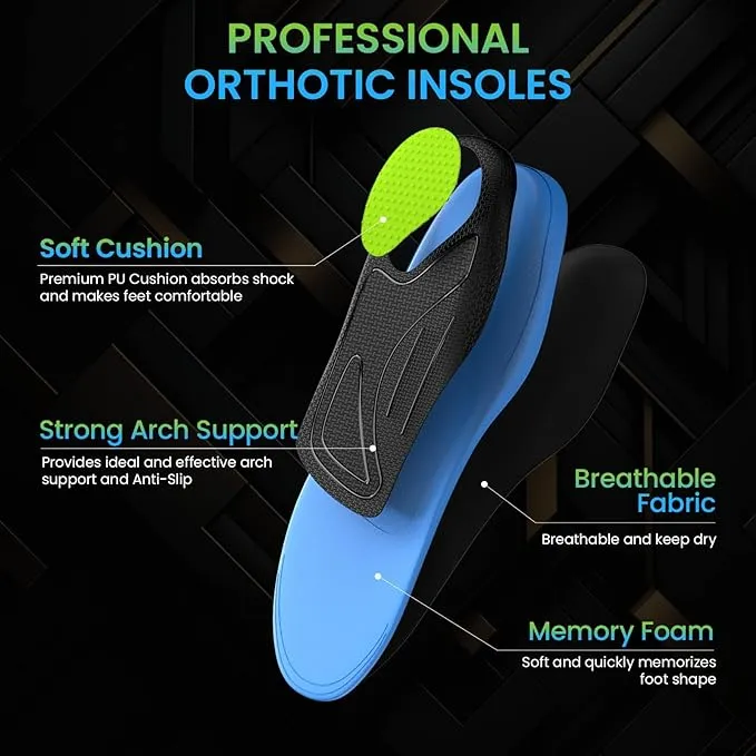 High Arch Support Orthotics Insoles