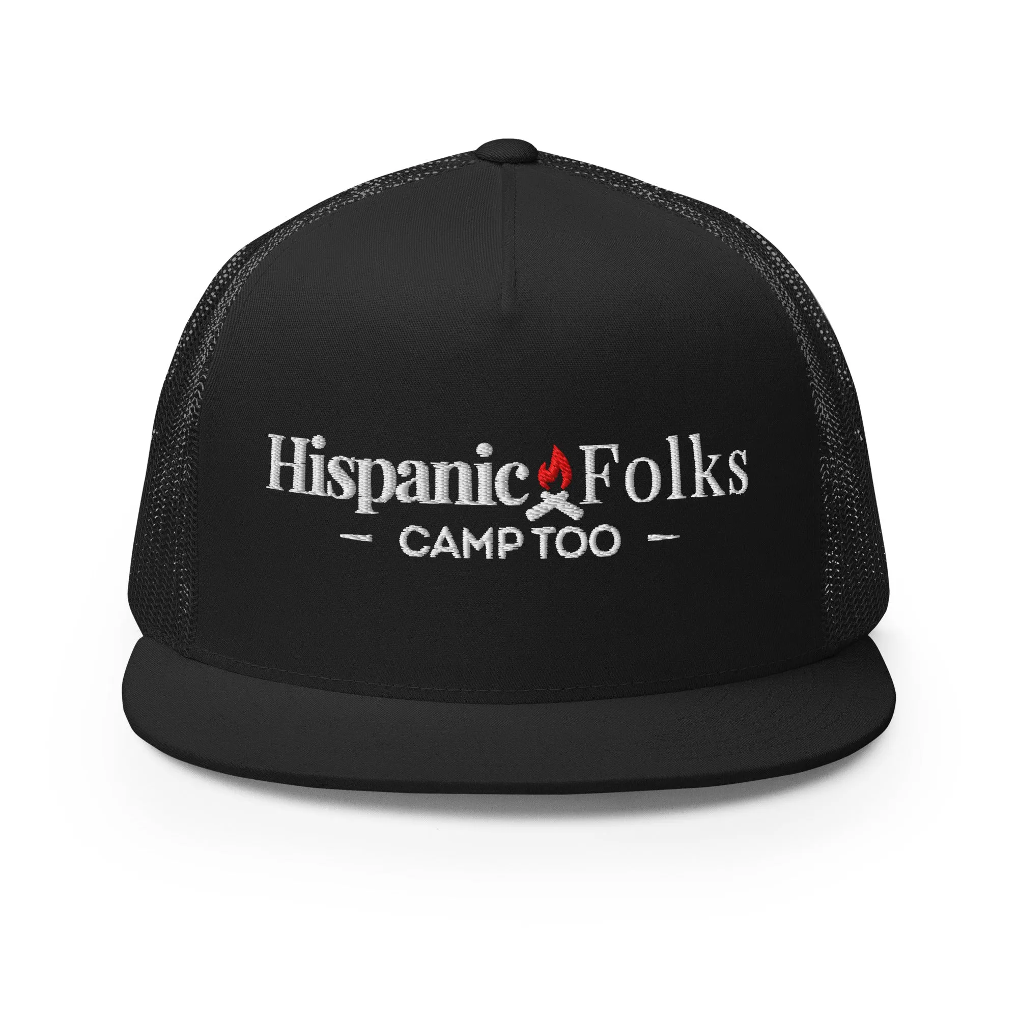 Hispanic Folks Camp Too Snapback Hat