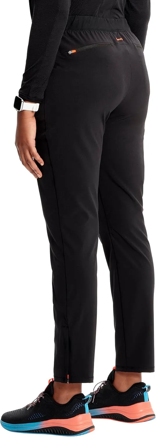 Infinity Cherokee Women's Pull-on Scrub Cargo Pants with Mid-Rise Tapered Leg and 5 Pockets IN120A