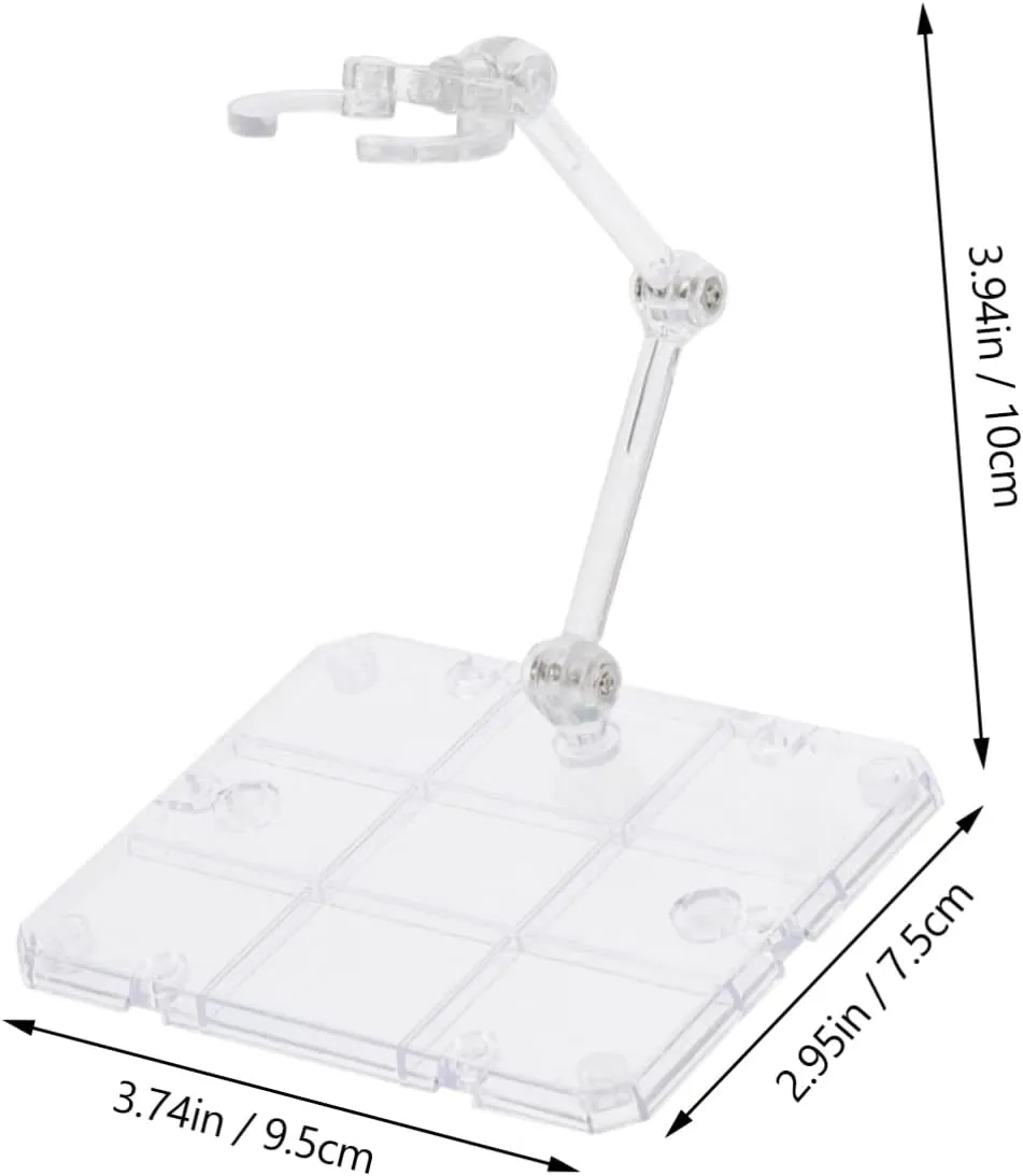 iplusmile Action Figure Stand Set - Flame Effects Model Display Rack for DIY Assembly, Doll Model Support Stand with Sturdy Base