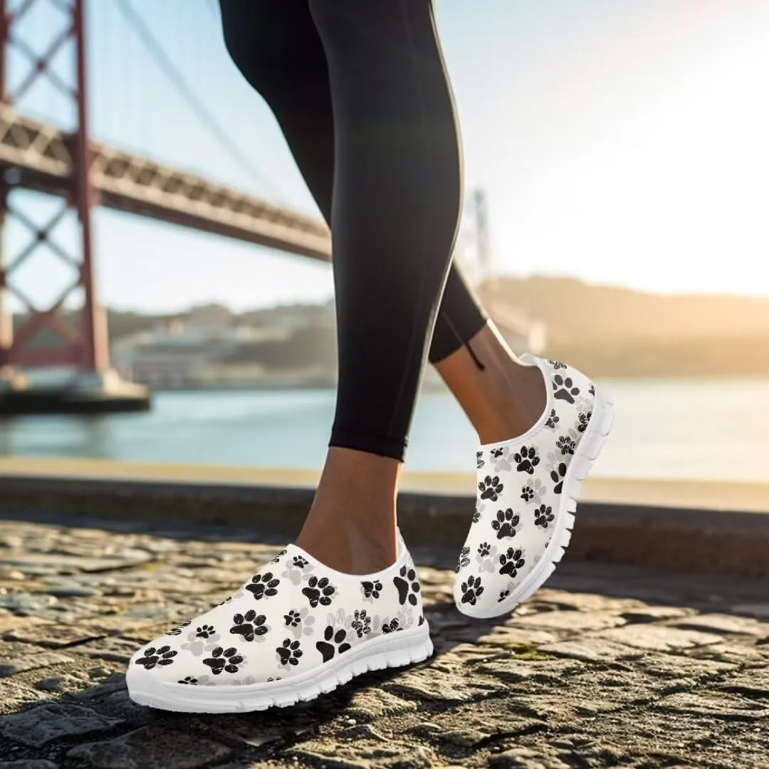 Jeiento Breathable Running Sneaker for Women Ladies Tennis Shoes Comfort Footwear Trainers Mesh Shoes Causal Travel Walking Flat Shoes