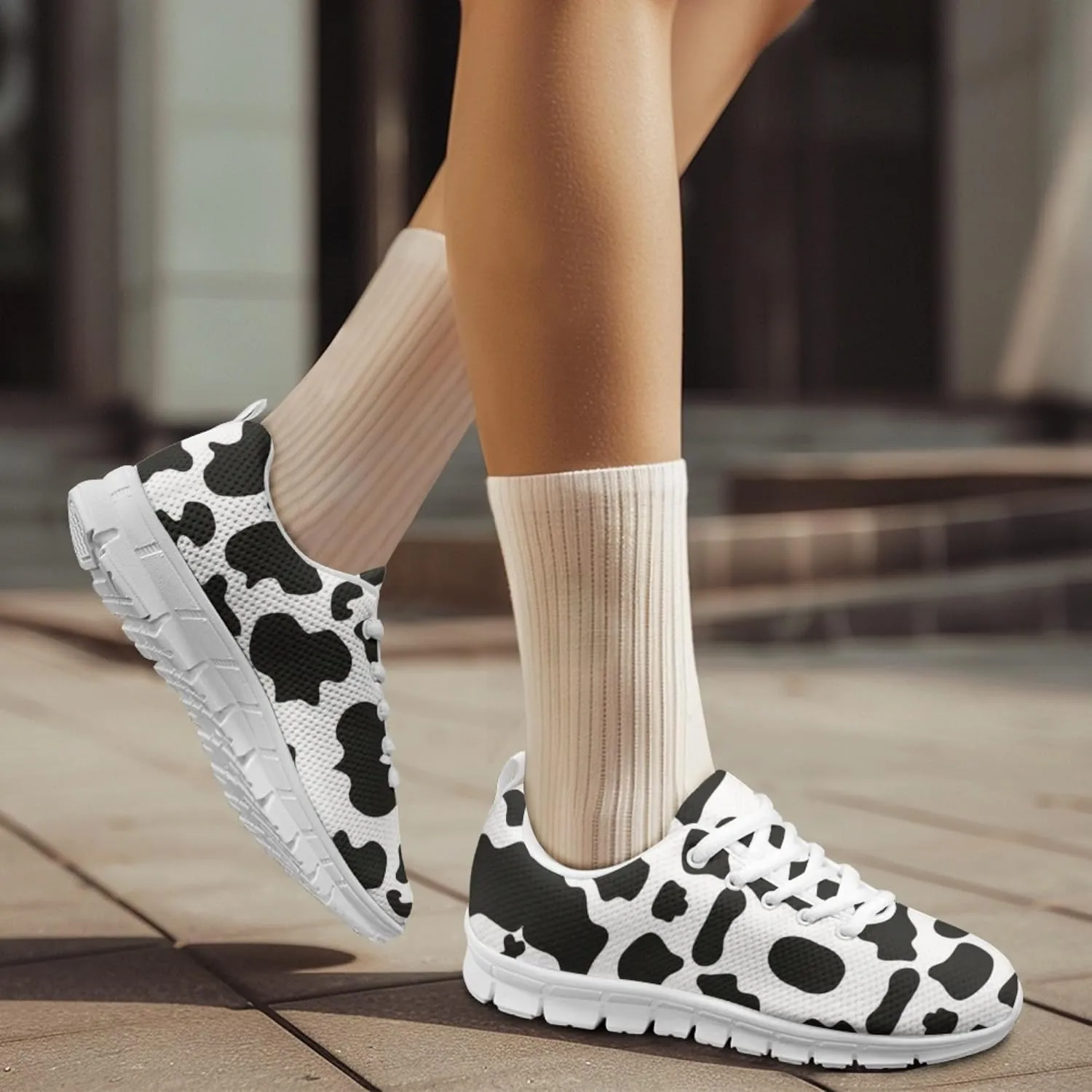 Jeiento Women Trainers Sports Running Shoes Causal Travel Walking Flat Shoe Lace-up Breathable for Lady Teenager Girls