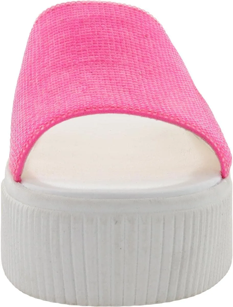 Jessica Simpson Womens Ezira Open Toe Embellished Flatform Sandals