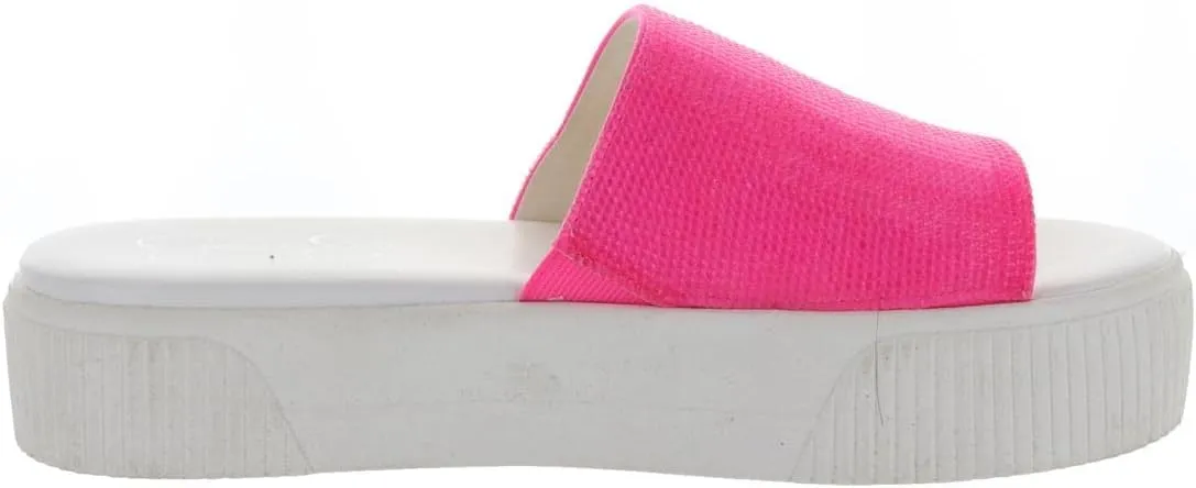 Jessica Simpson Womens Ezira Open Toe Embellished Flatform Sandals