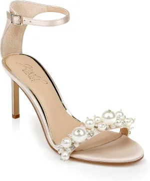 Jewel Badgley Mischka Lassie Open-Toe Stiletto Heel