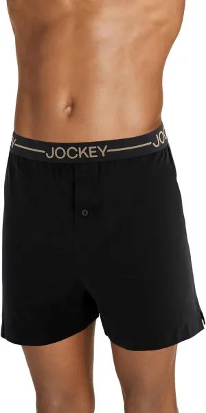 Jockey Men's Underwear Organic Cotton Stretch 4" Boxer