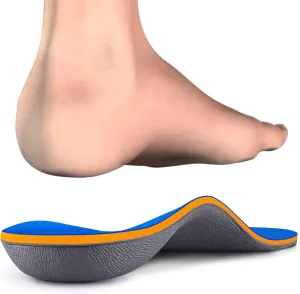 Kelaide Arch Support Insoles Relief Plantar Fasciitis, Comfort Orthotic Inserts for Flat Feet, Feet Pain, Pronation, Shoes Insoles for Men and Women Blue