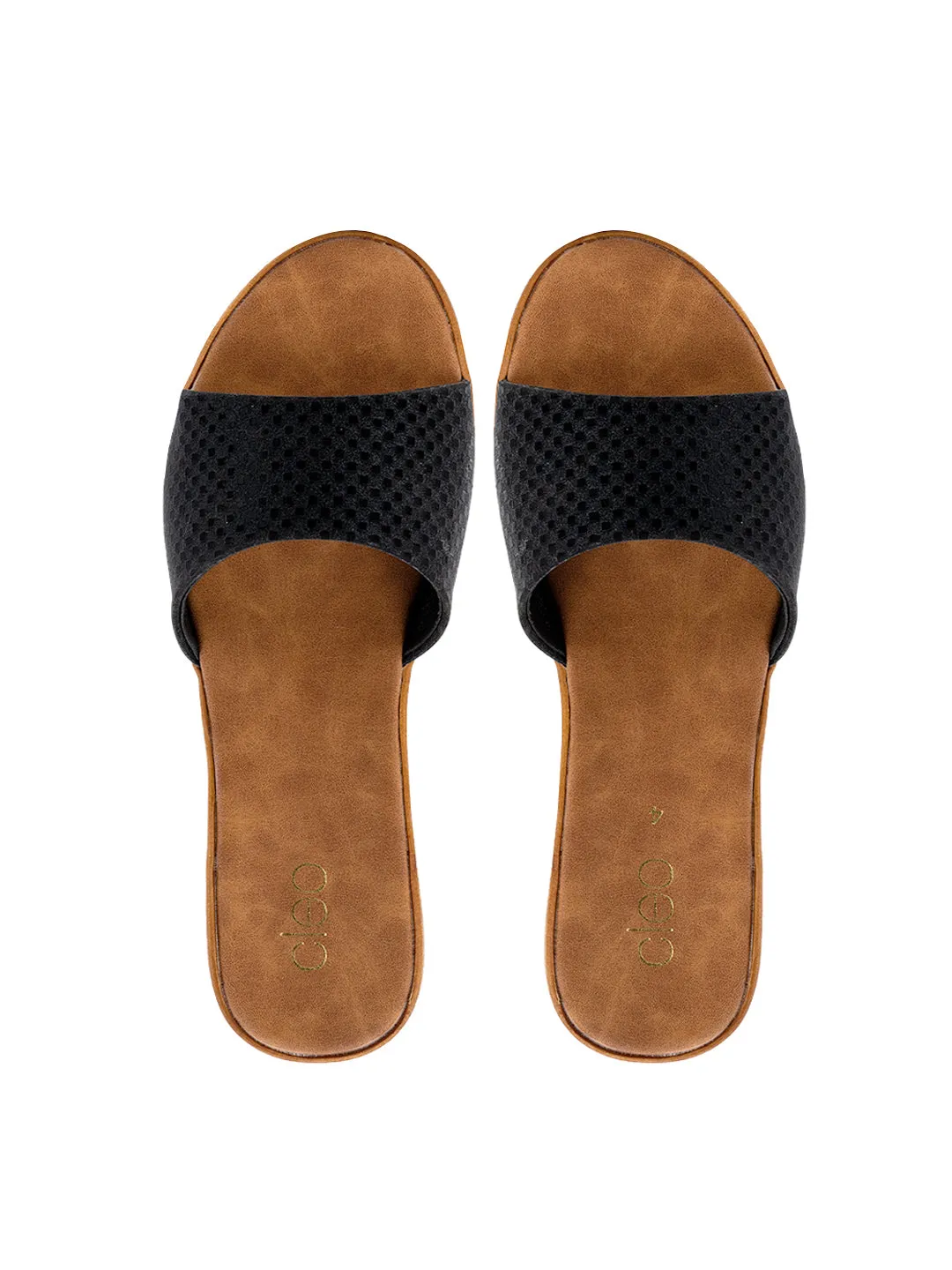 Khadim Block Heel Mule Slip On Sandal for Women