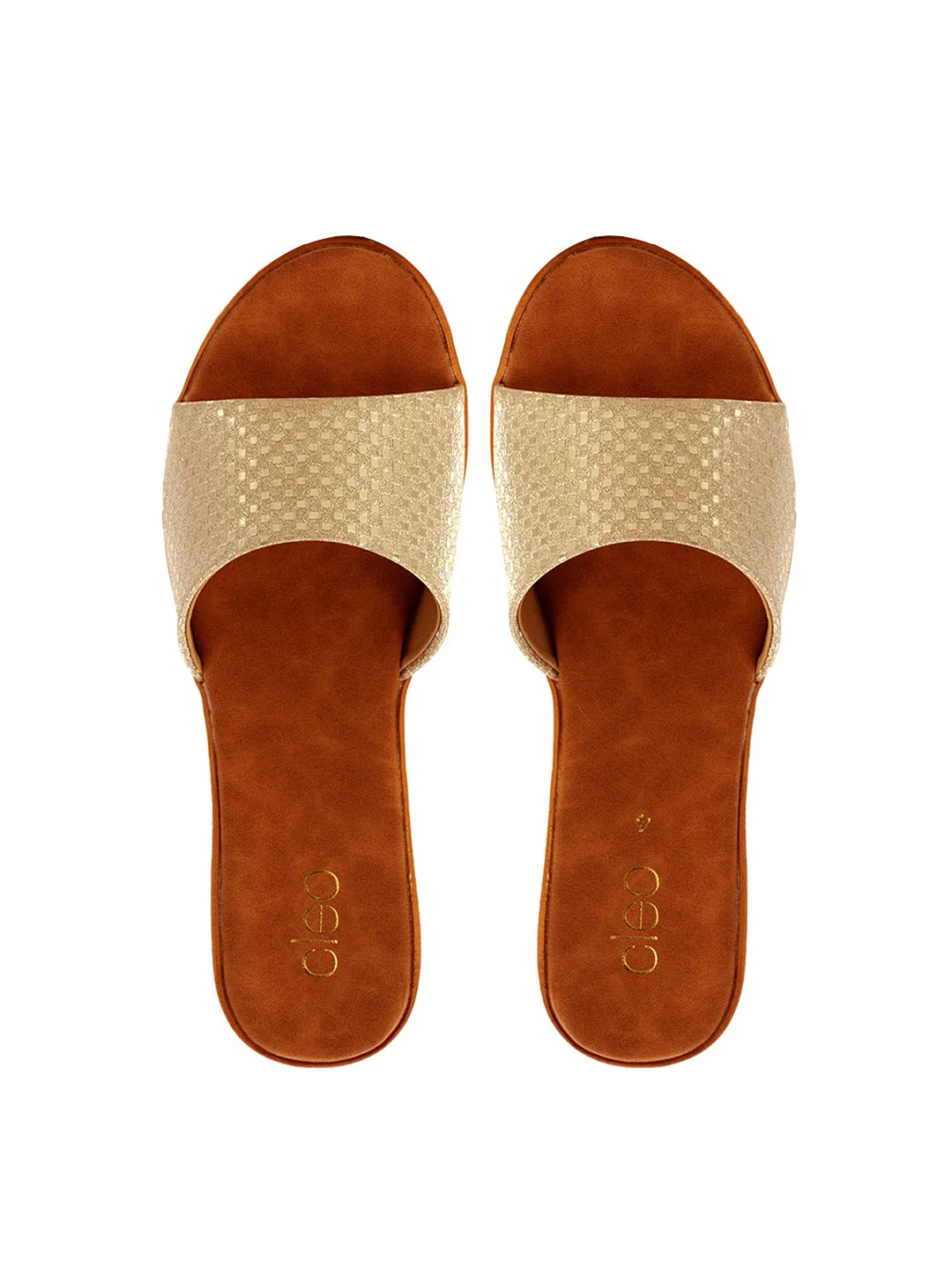Khadim Block Heel Mule Slip On Sandal for Women