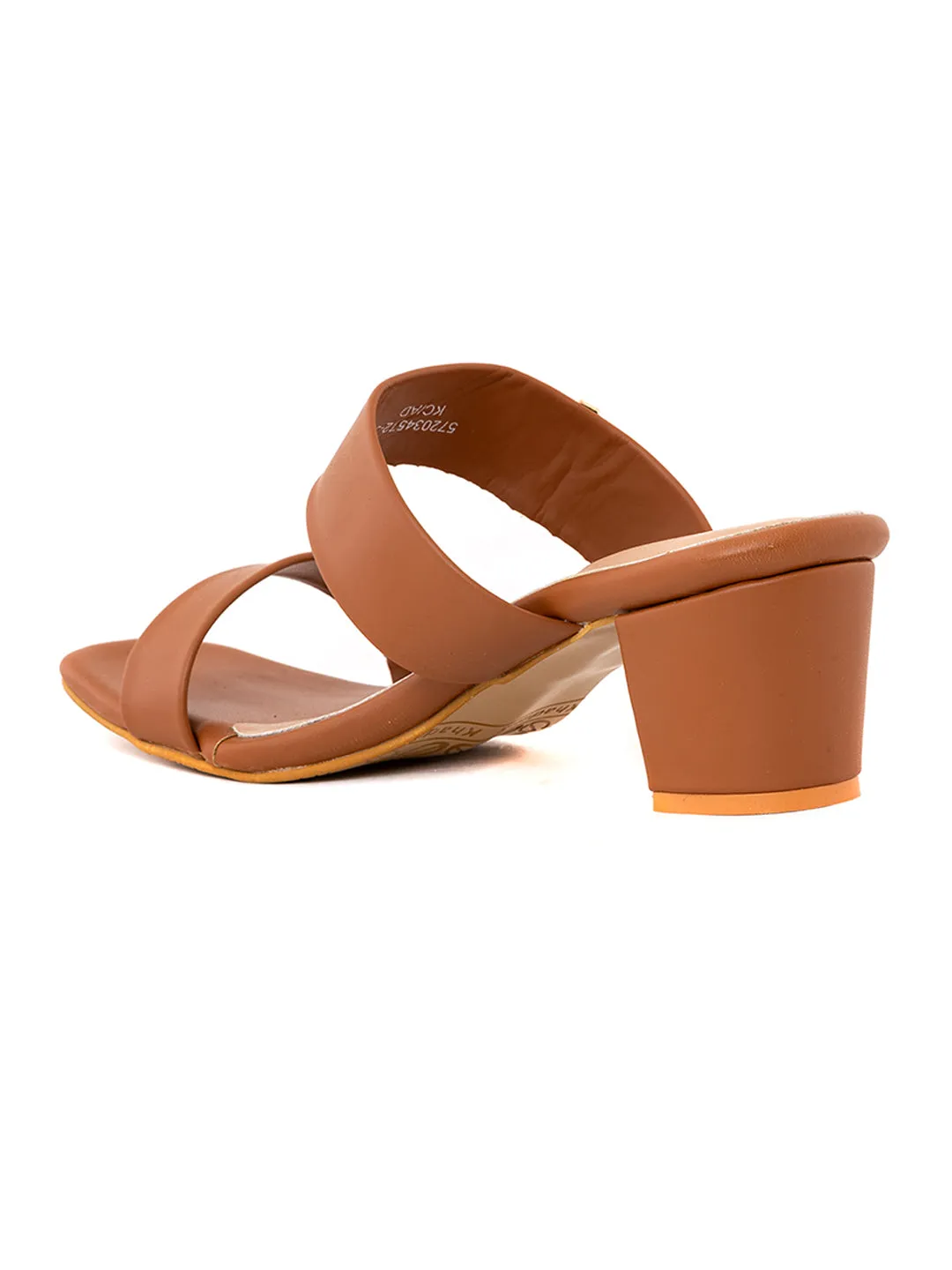 Khadim Sharon Block Heel Mule Slip On Sandal for Women
