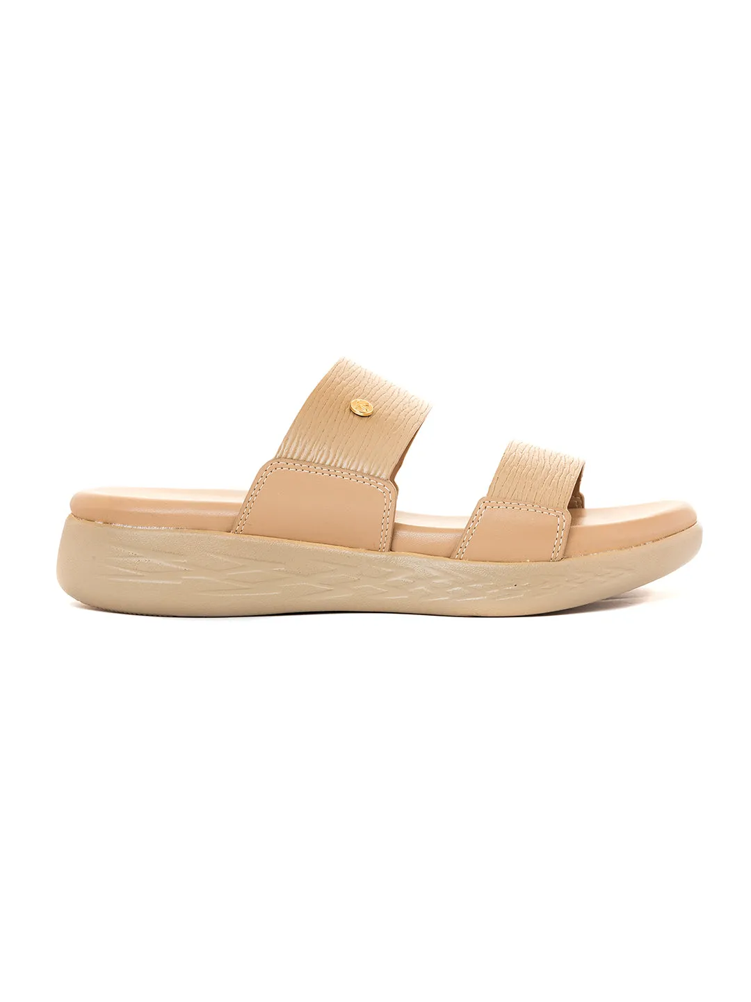 Khadim Softouch Platform Heel Mule Slip On Sandal for Women