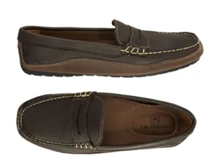 Kiawah Penny Loafer - Mahogany Elk