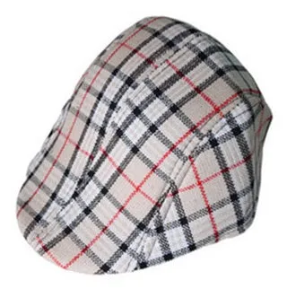 Kids Checkered Retro Boy Golf  Beret, Flat Cap, Palos Hat