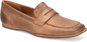 KORK-EASE Pisa Women's Leather Penny Loafer, Brown (Lion), 10M US