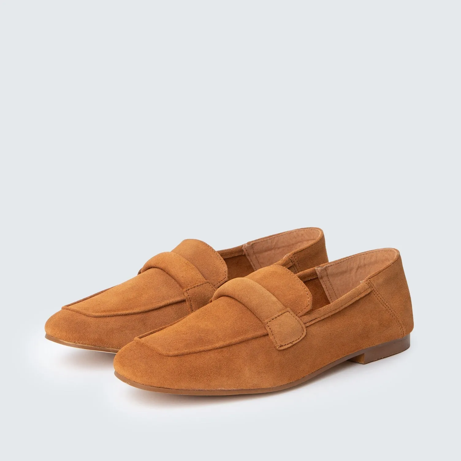 Loafer - Suede Cognac