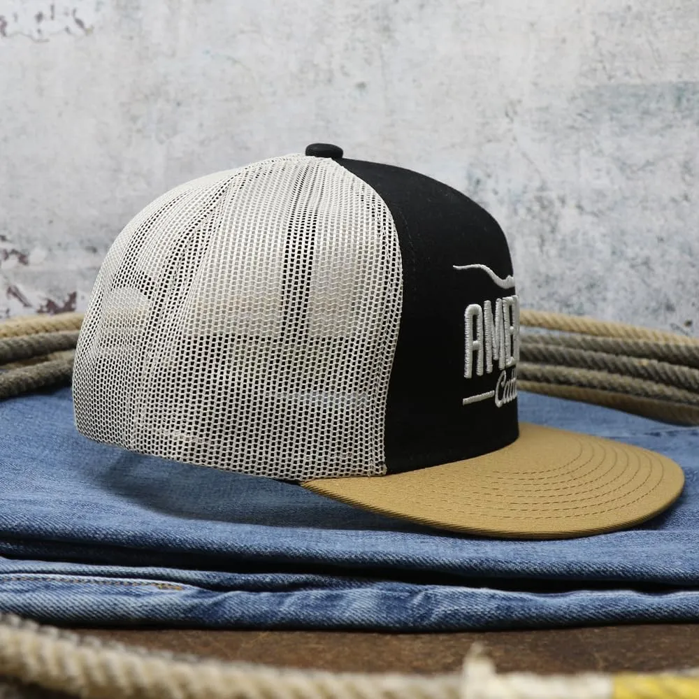 Longhorn Adjustable Snapback Western Hat