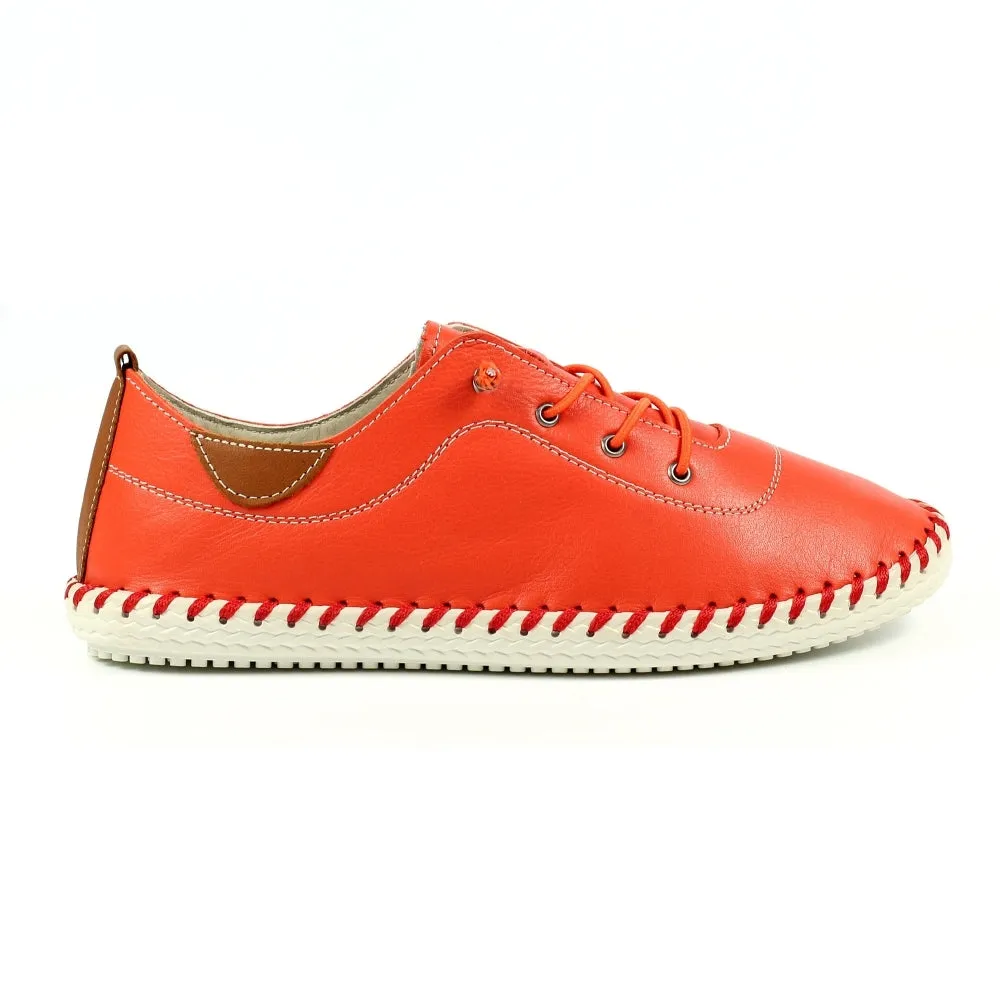 Lunar St. Ives Leather Orange